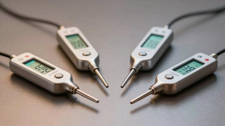 accurate digital thermometers with k type probe