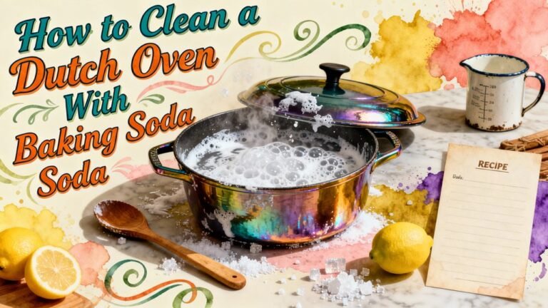 baking soda dutch oven cleaning