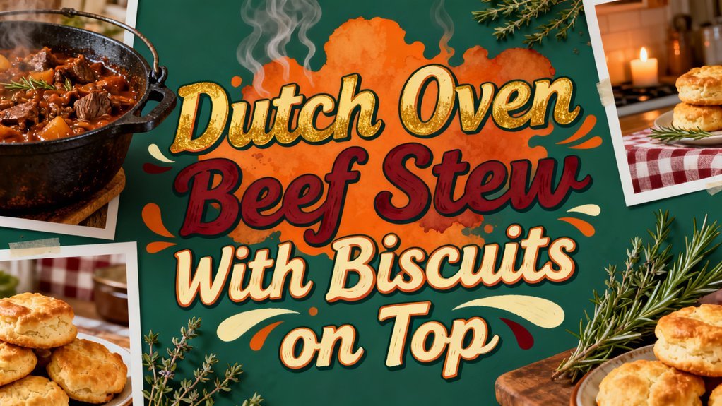 beef stew with biscuits