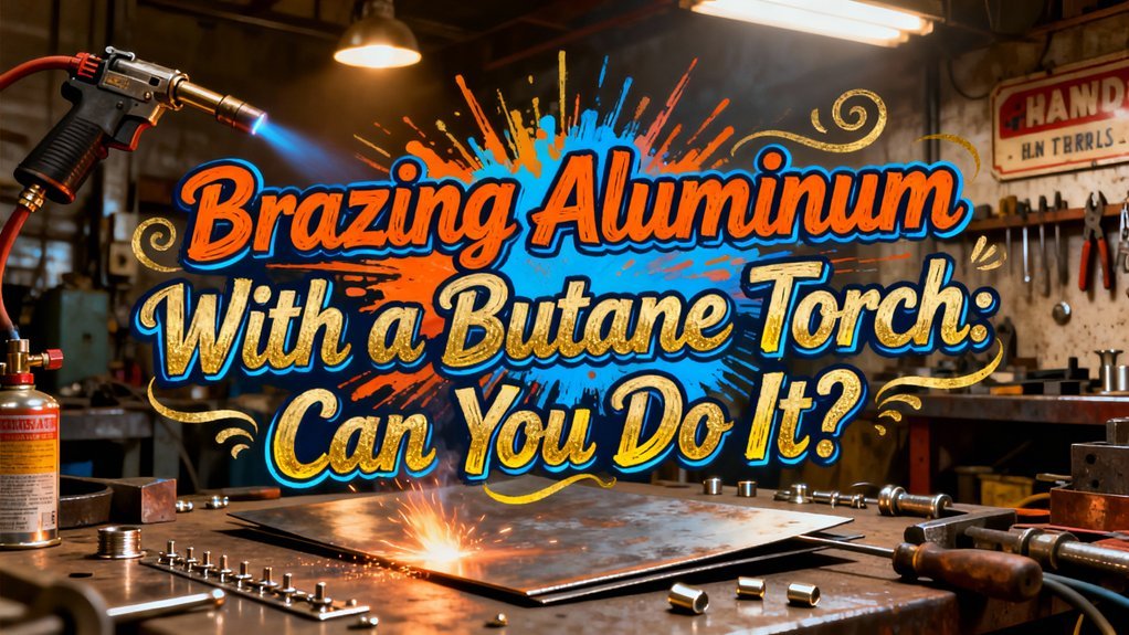 brazing aluminum using butane
