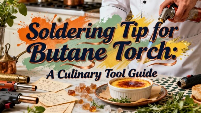 butane torch culinary soldering