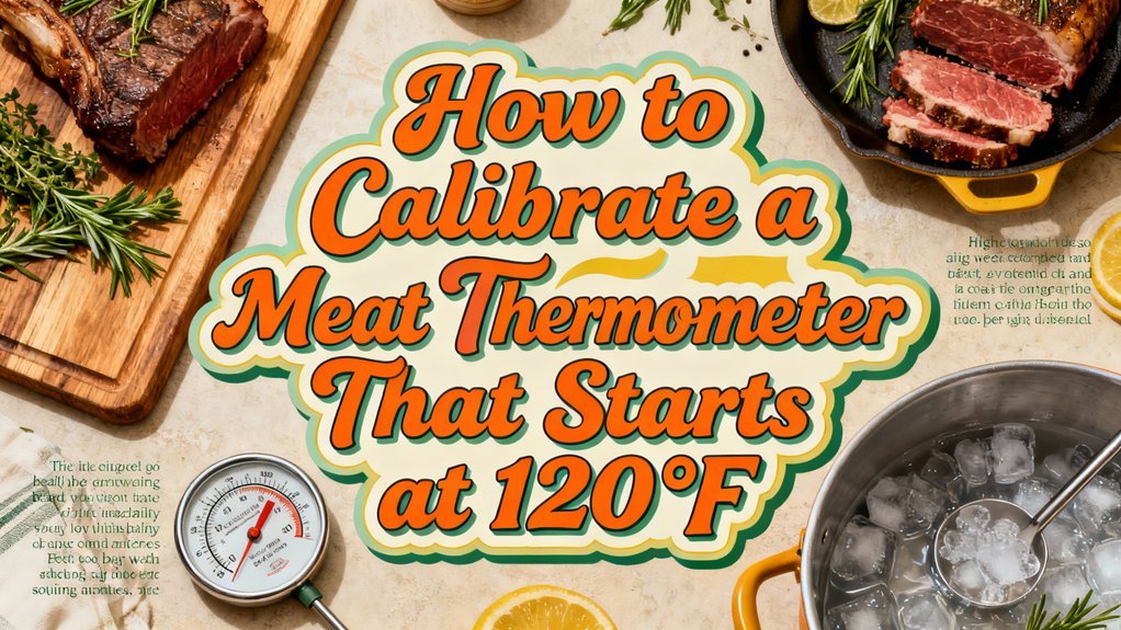calibrating a meat thermometer