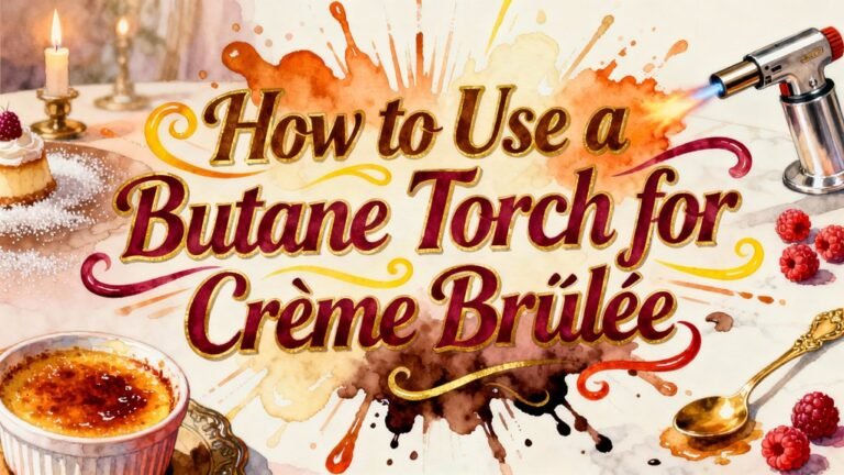 caramelize sugar on dessert