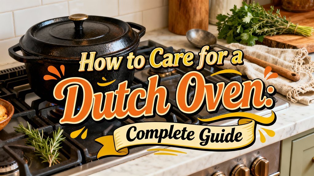 caring for dutch ovens