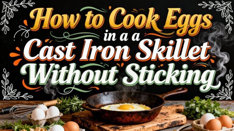 cast iron egg cooking