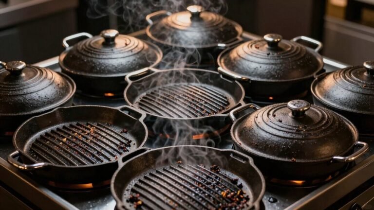 cast iron searing grill pan