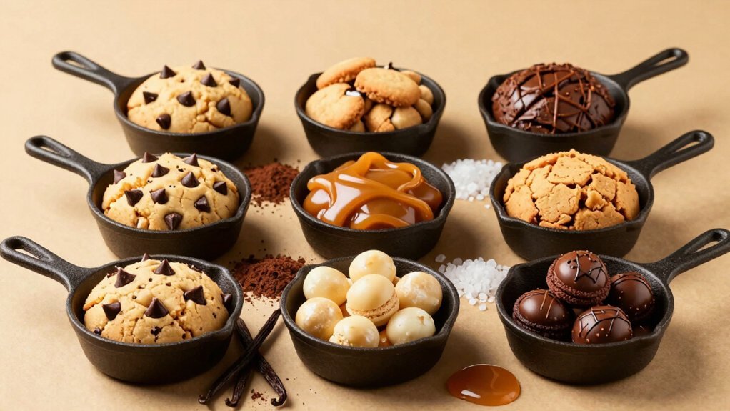 cast iron skillet cookie mix combos