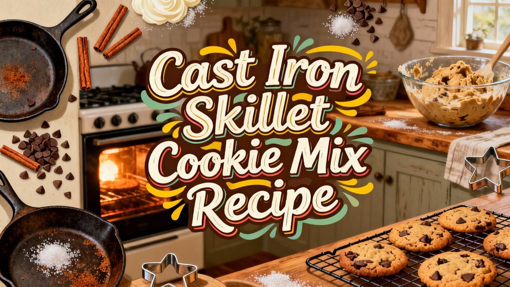 cast iron skillet cookie mix