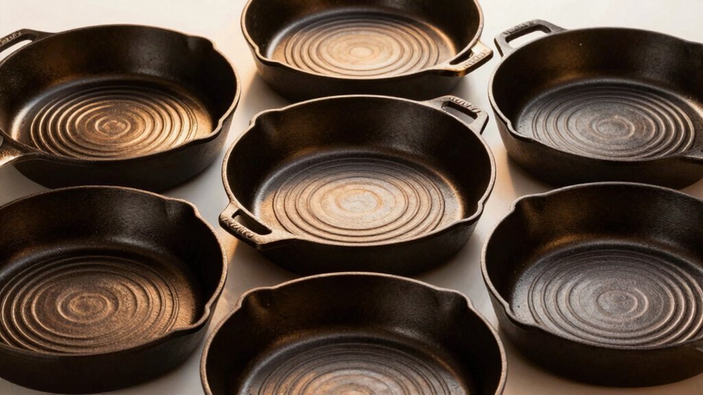 cast iron skillet heats evenly