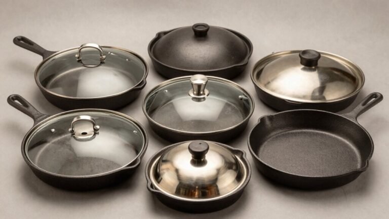 cast iron skillet lid sizes