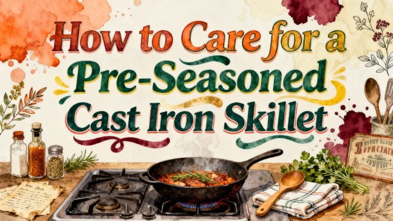 cast iron skillet maintenance