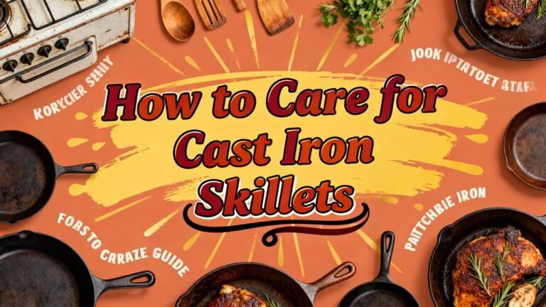 cast iron skillet maintenance tips