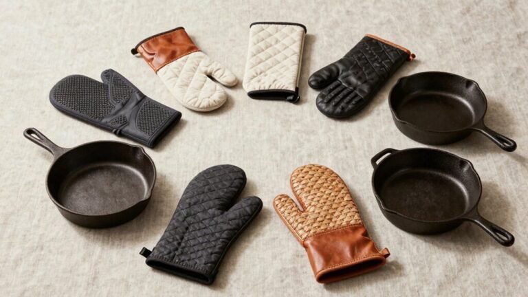 cast iron skillet oven mitts