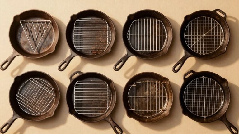 cast iron skillet roasting racks