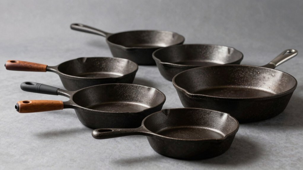 cast iron skillet with removable handle