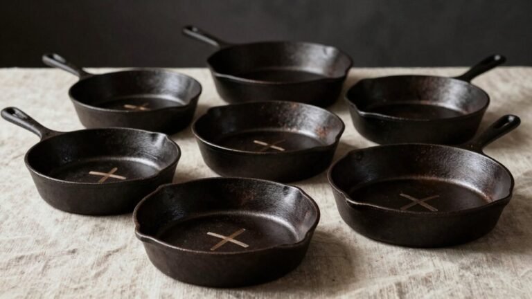cast iron skillets with bottom heating