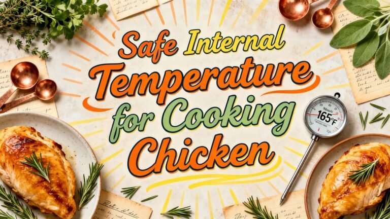 chicken safe cooking temperature