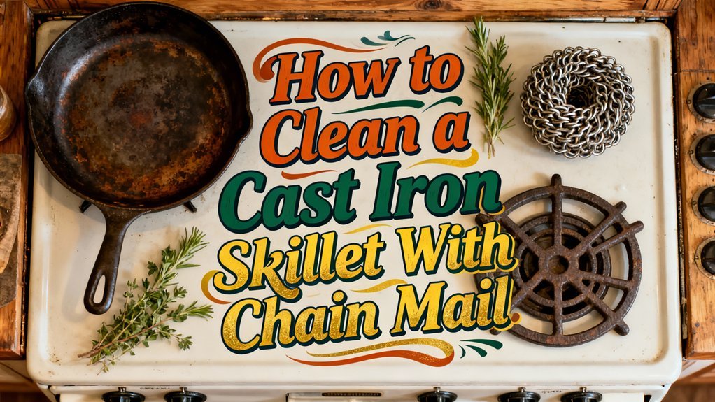 clean cast iron skillet