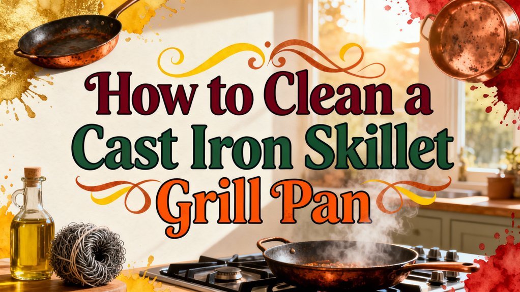 clean cast iron skillet