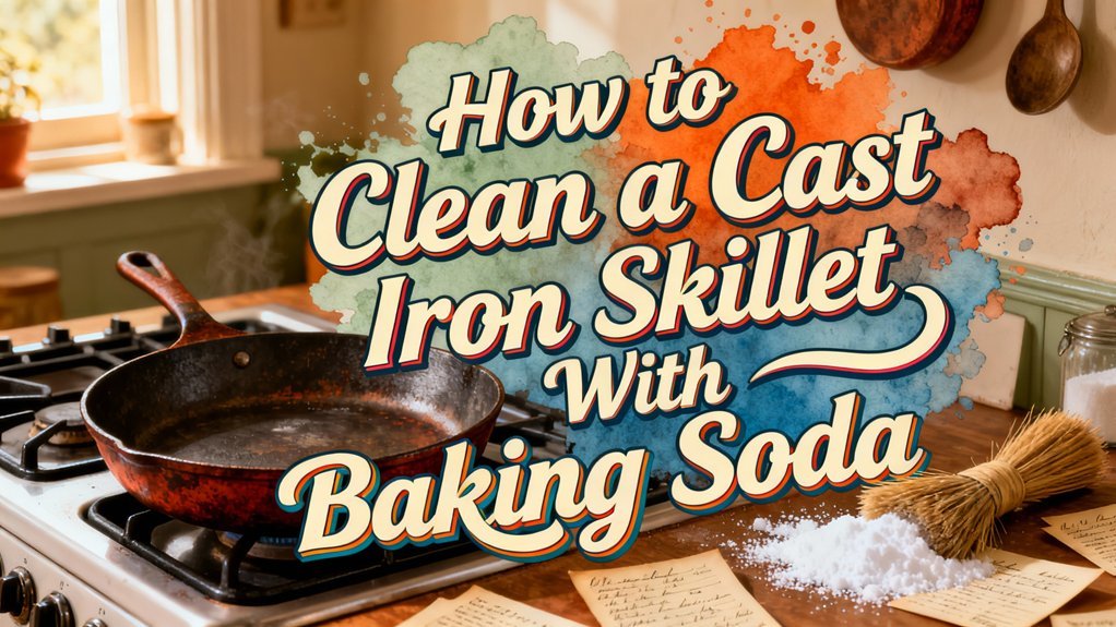 clean cast iron skillet