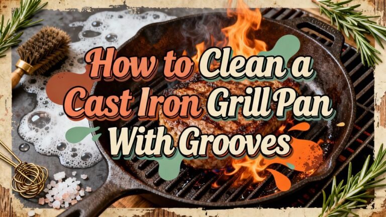 cleaning cast iron grill