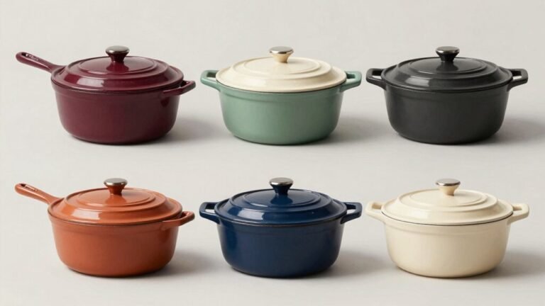 coated cast iron skillets with lid