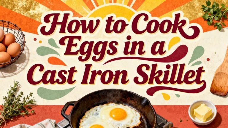 cook eggs in skillet