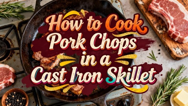 cook pork chops skillet