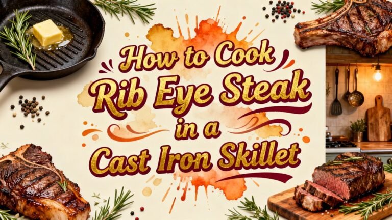 cook rib eye skillet