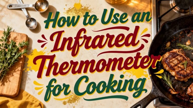 cooking with infrared thermometer