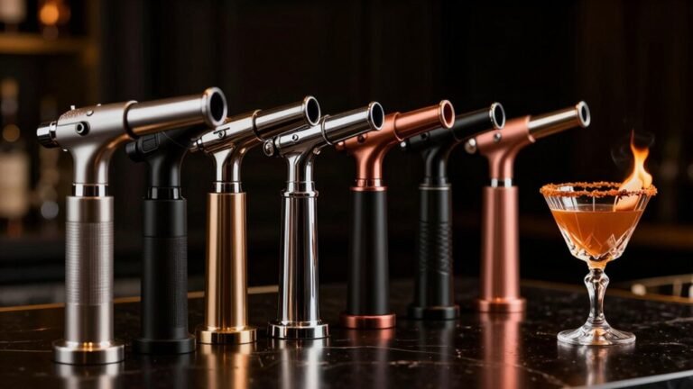 craft cocktail bartender butane torches