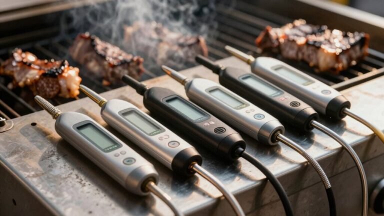 digital food thermometer dual probes grill masters