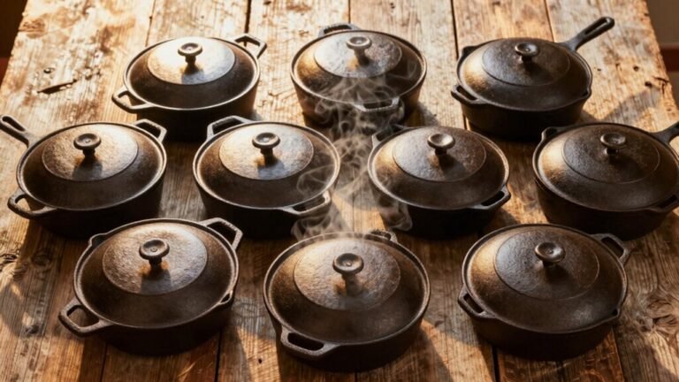 durable cast iron cookware set