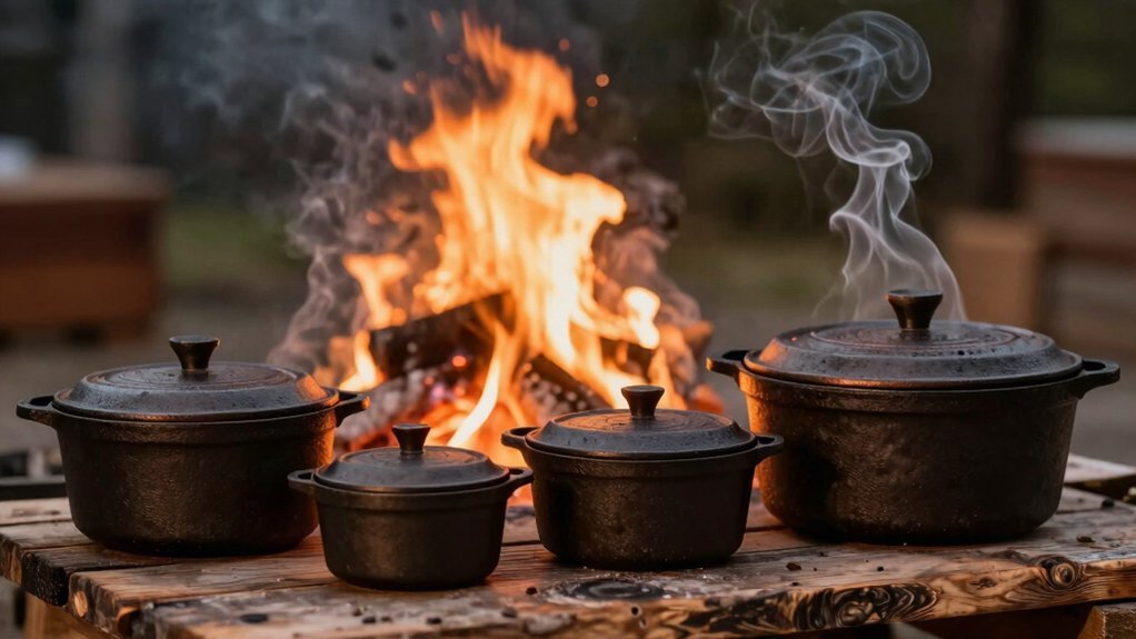 dutch ovens master open fire cooking
