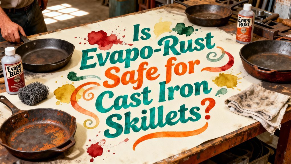 Is Evapo-Rust Safe for Cast Iron Skillets?