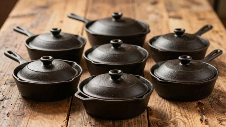 evenly heating cast iron skillets
