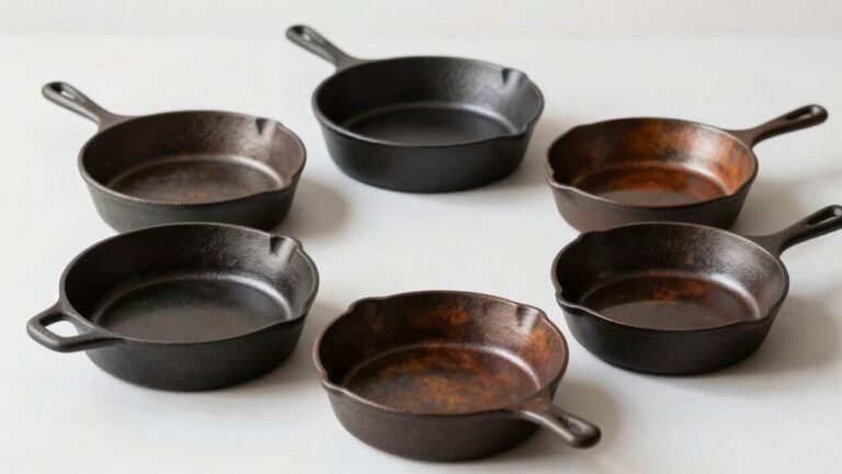 evenly heating cast iron skillets