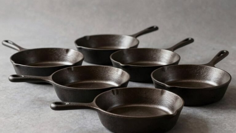 evenly heating cast iron skillets with rubber