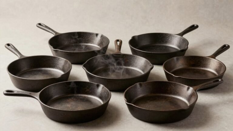 evenly heating cast iron stir fry skillets