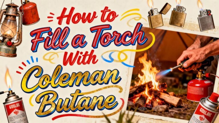 fill torch with butane