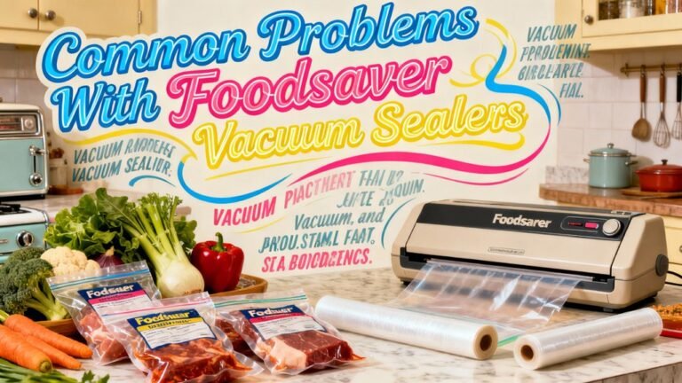 foodsaver vacuum sealer issues