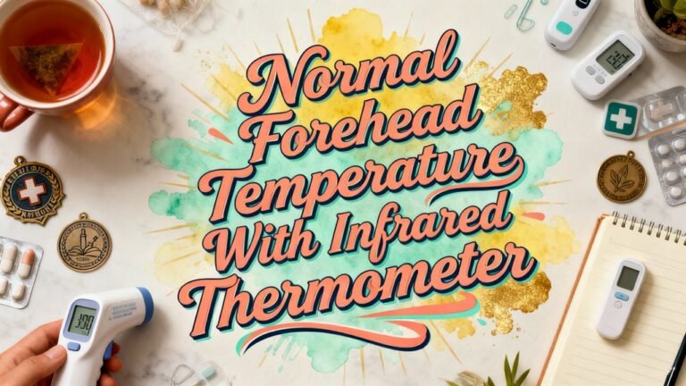 forehead temperature normal range