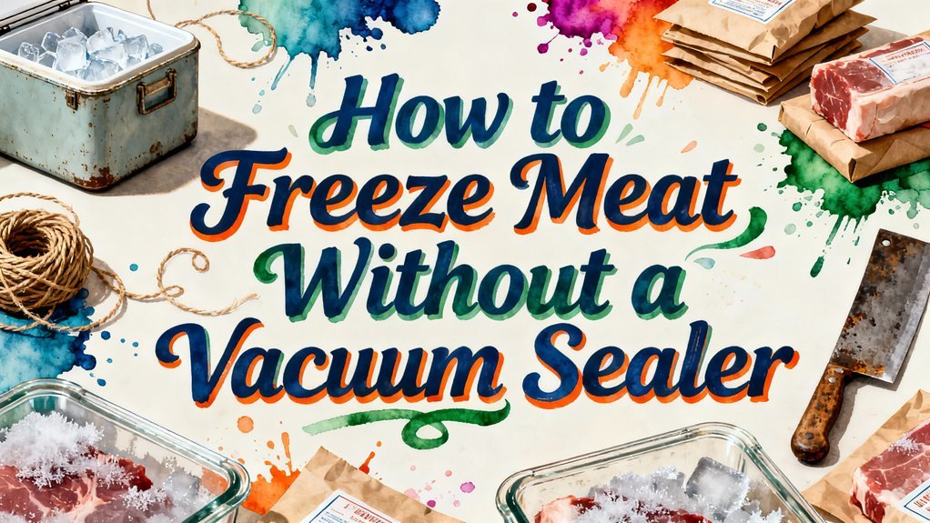 freezing meat without vacuuming
