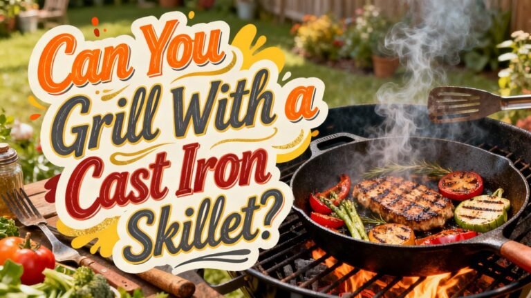 grilling with cast iron