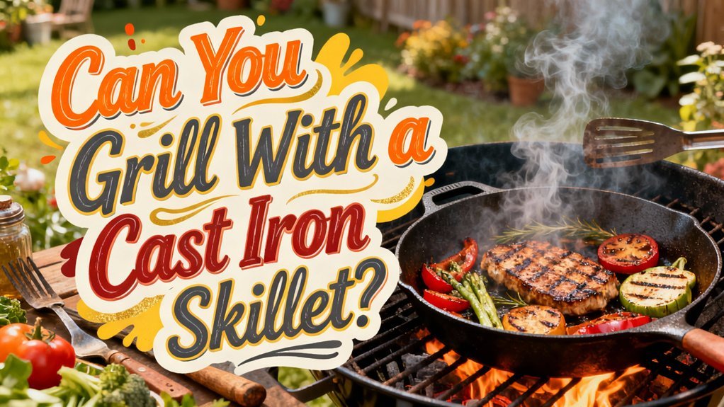 grilling with cast iron