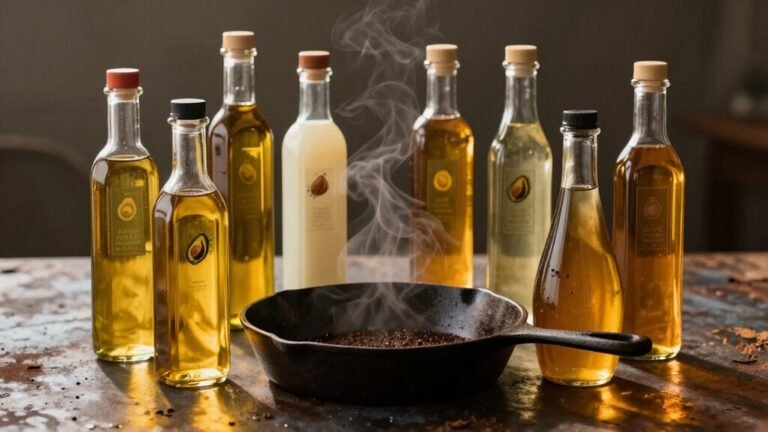 high smoke point cast iron oils