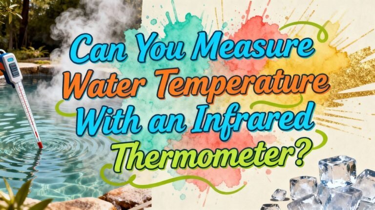 infrared thermometer water measurement