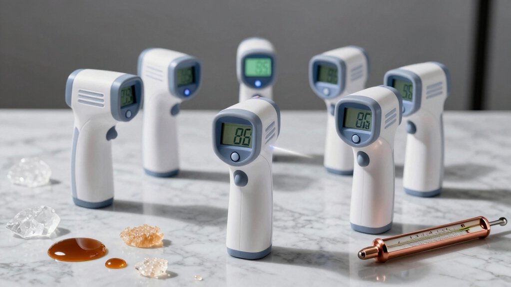 infrared thermometers for professional candy making