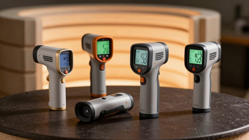 infrared thermometers used by kiln masters
