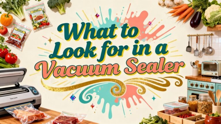 key features of vacuum sealers